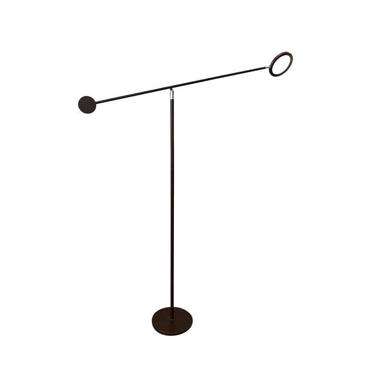 Floor Lamp – Black and Chrome
