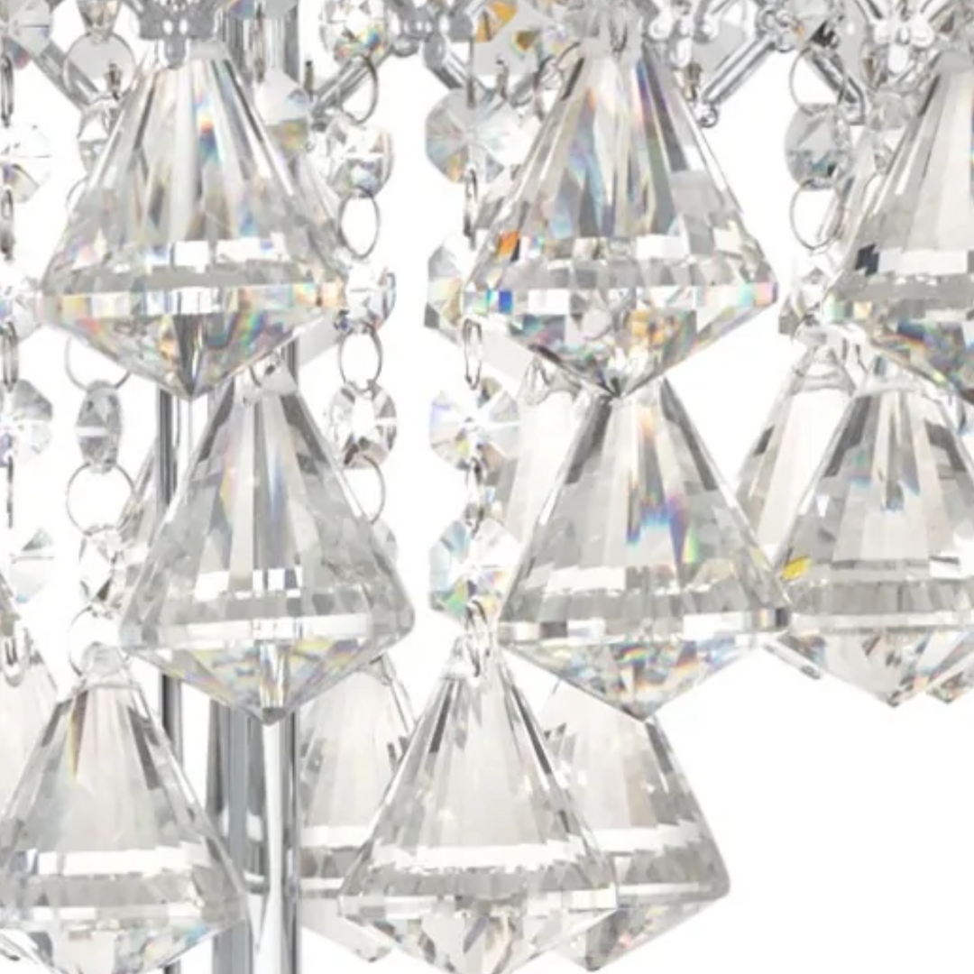 Grand 6 LED Light Table Lamp // Chrome