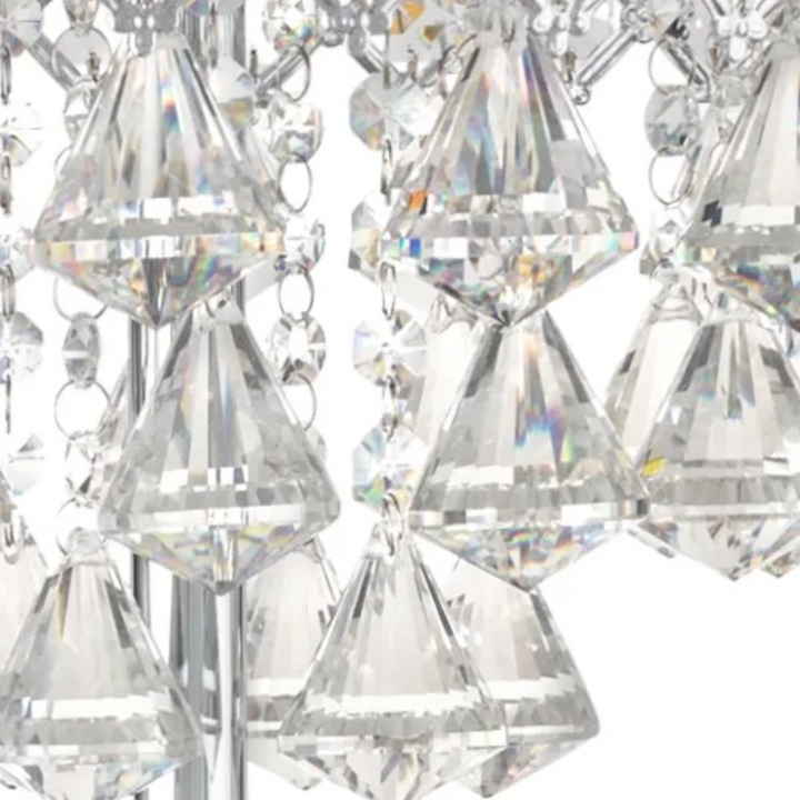 Grand 6 LED Light Table Lamp // Chrome
