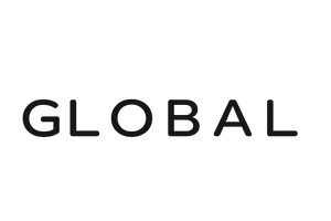 Black 'GLOBAL' text on a white background