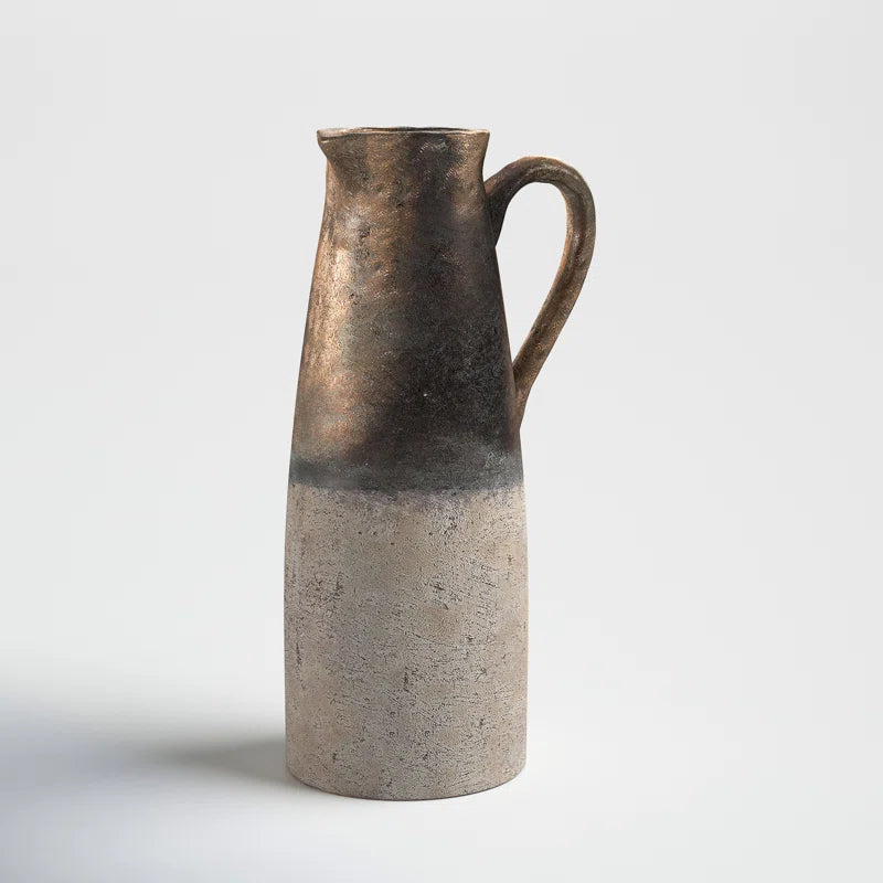 Libra Handmade Terracotta Decorative Bottle