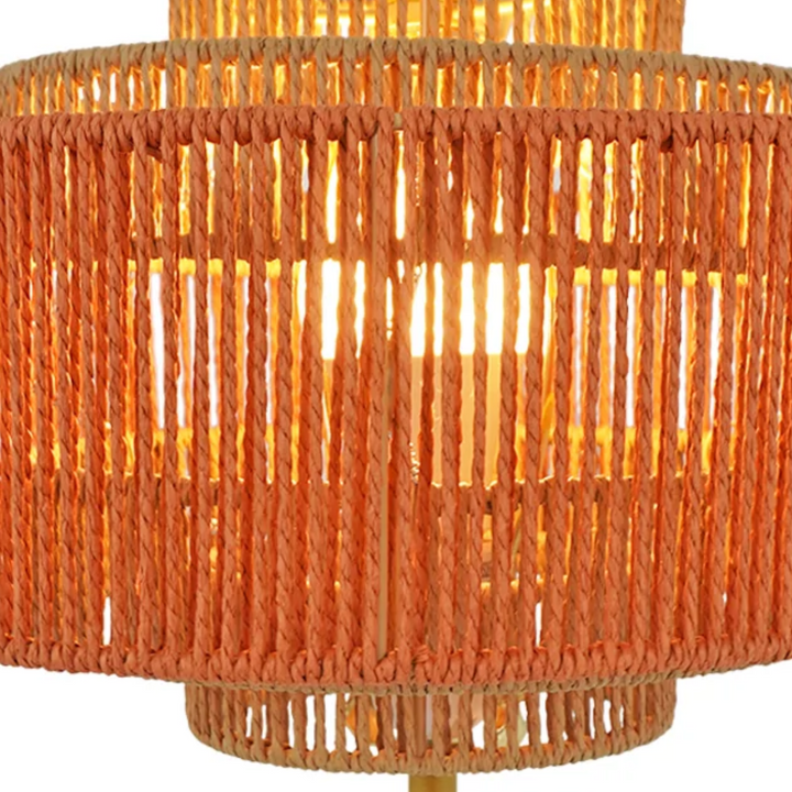 Phosma Floor Lamp Gold and Natural - Terracotta