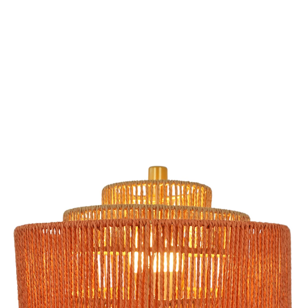 Phosma Floor Lamp Gold and Natural - Terracotta