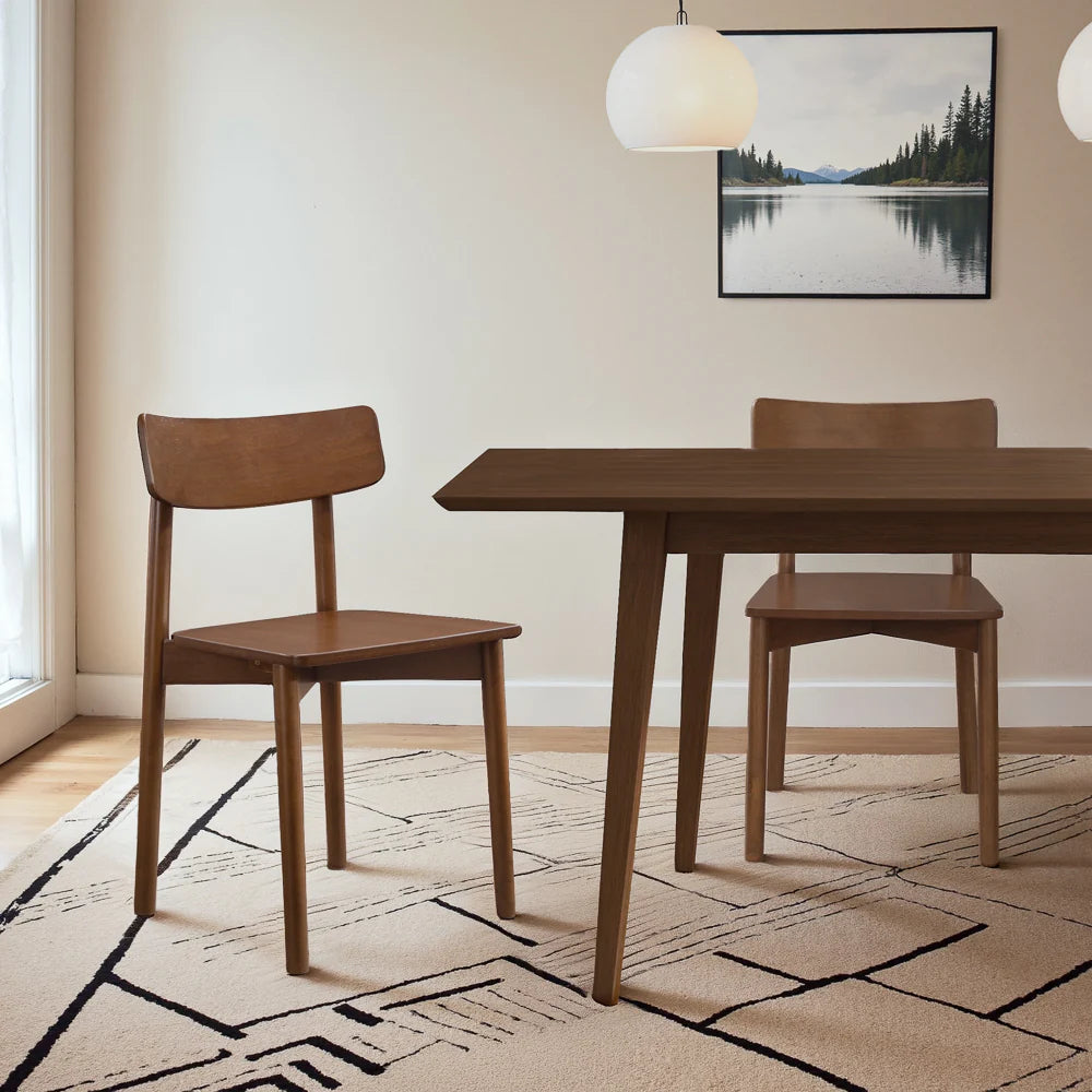 Pierre Walnut Dining Chair (Set Of 2)