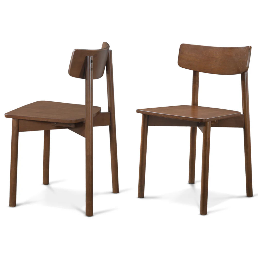 Pierre Walnut Dining Chair (Set Of 2)