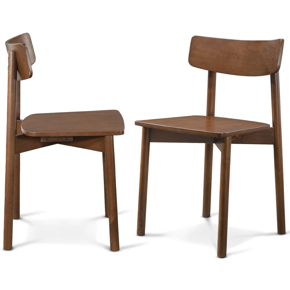 Pierre Walnut Dining Chair (Set Of 2)