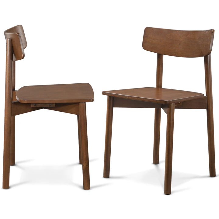 Pierre Walnut Dining Chair (Set Of 2)