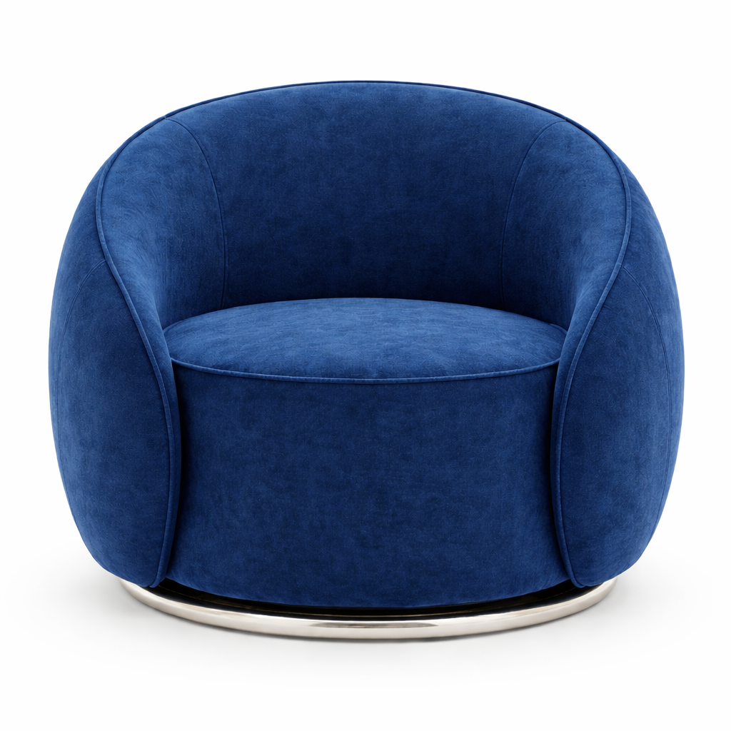 Sapphire Swing Luxury Swivel Accent Chair:
