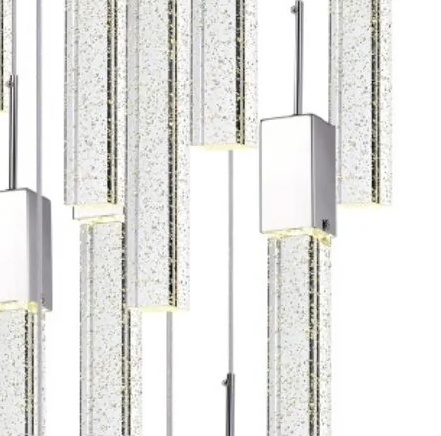Rectangular Crystal Chandelier. XL 25 Light
