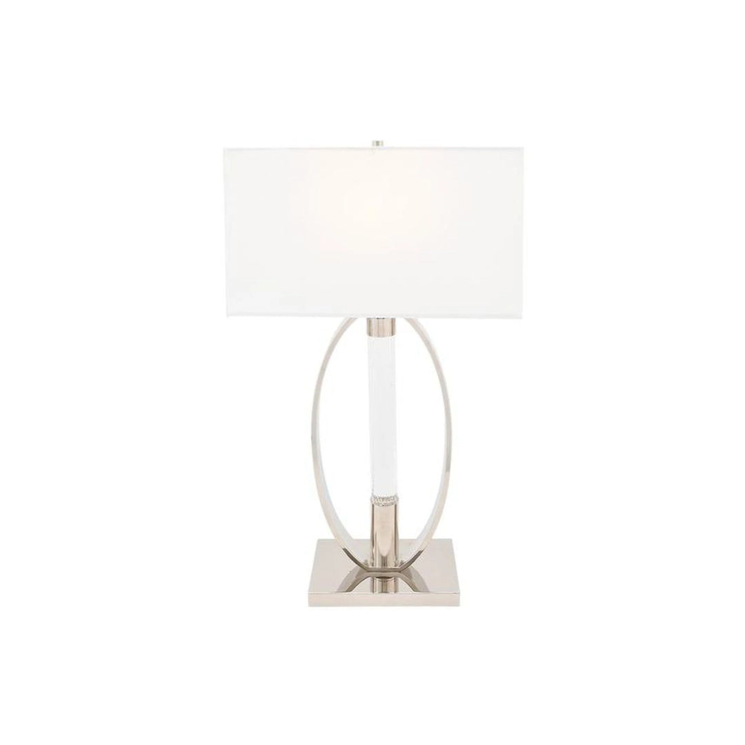Lampe de table en cristal scintillant et chrome // 2 lampes