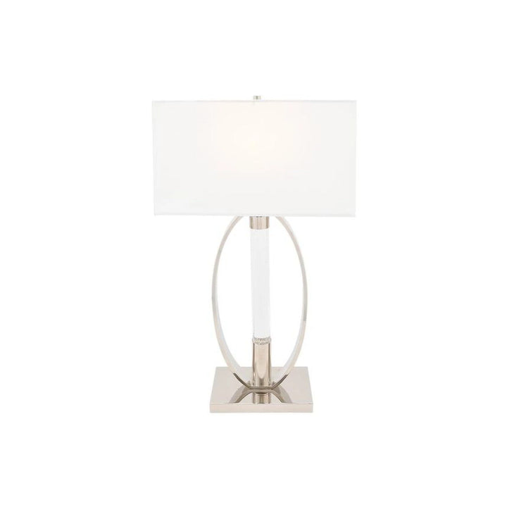 Lampe de table en cristal scintillant et chrome // 2 lampes