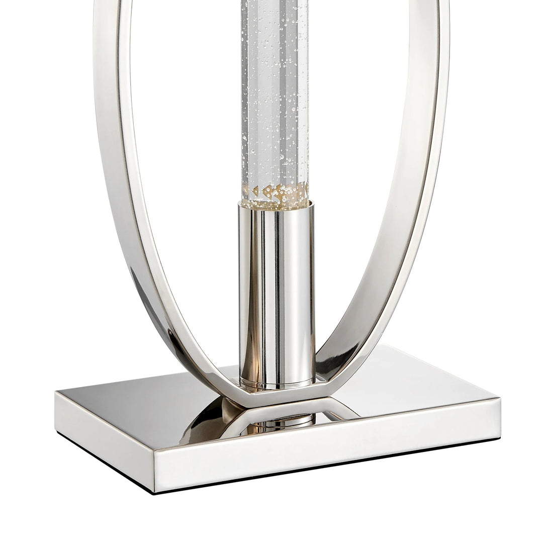Lampe de table en cristal scintillant et chrome // 2 lampes