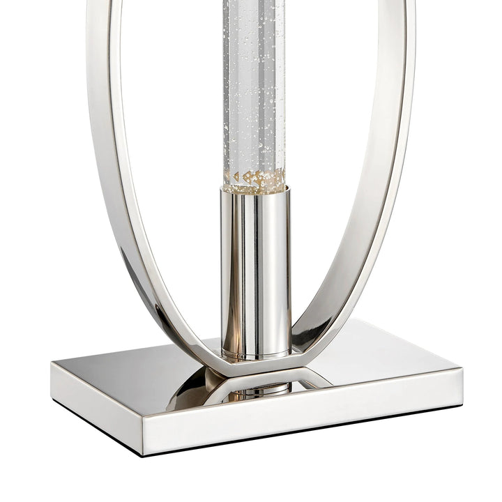 Lampe de table en cristal scintillant et chrome // 2 lampes