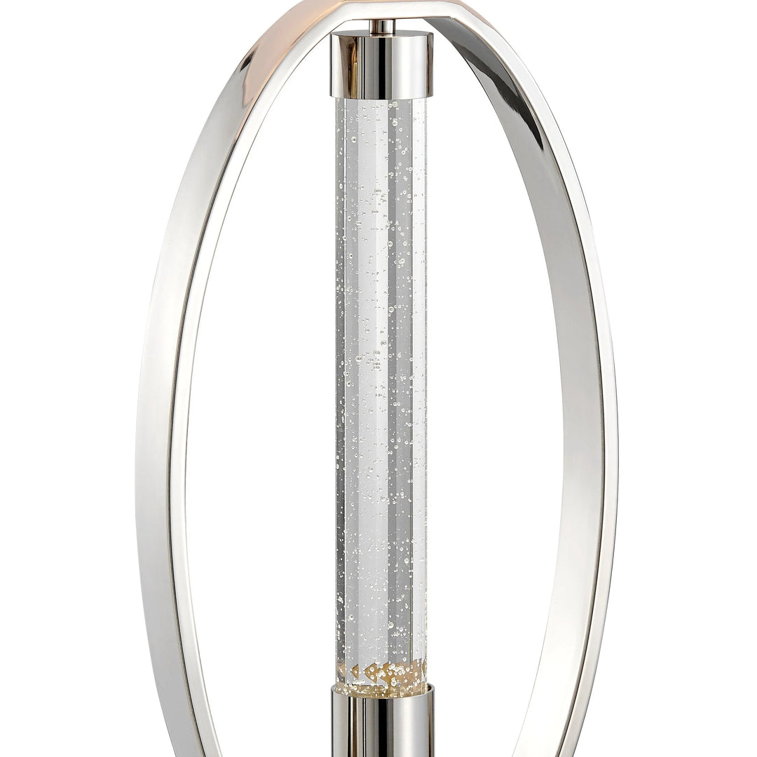 Lampe de table en cristal scintillant et chrome // 2 lampes