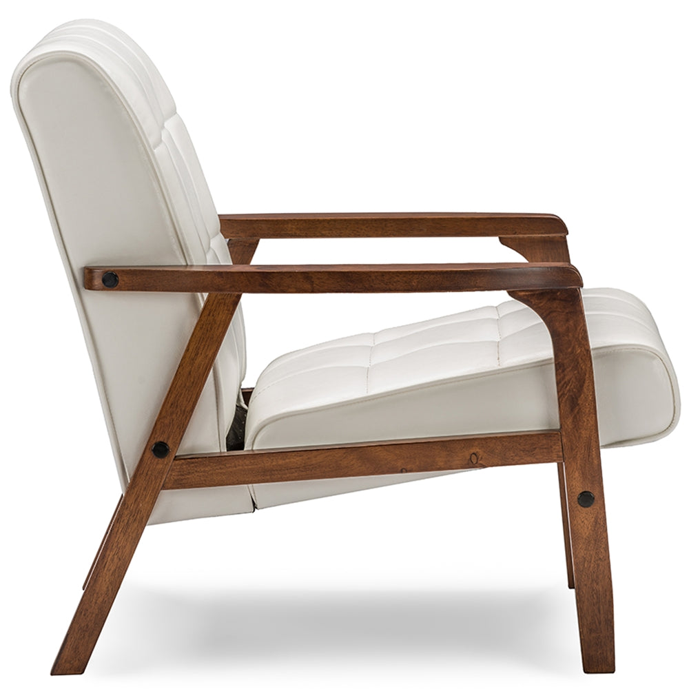Mid-Century Masterpieces Club Chair - White
