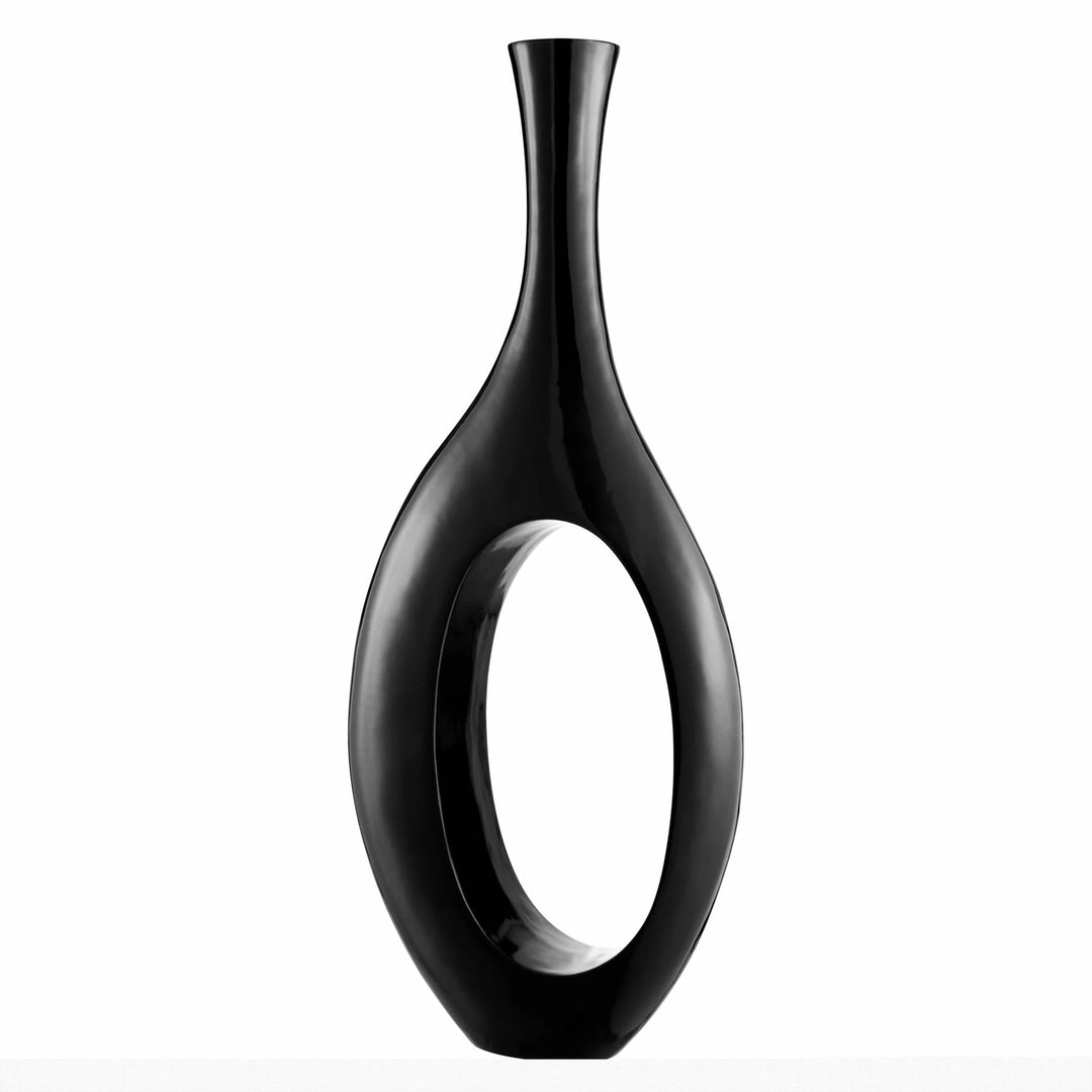 Trombone Vase // Large Black