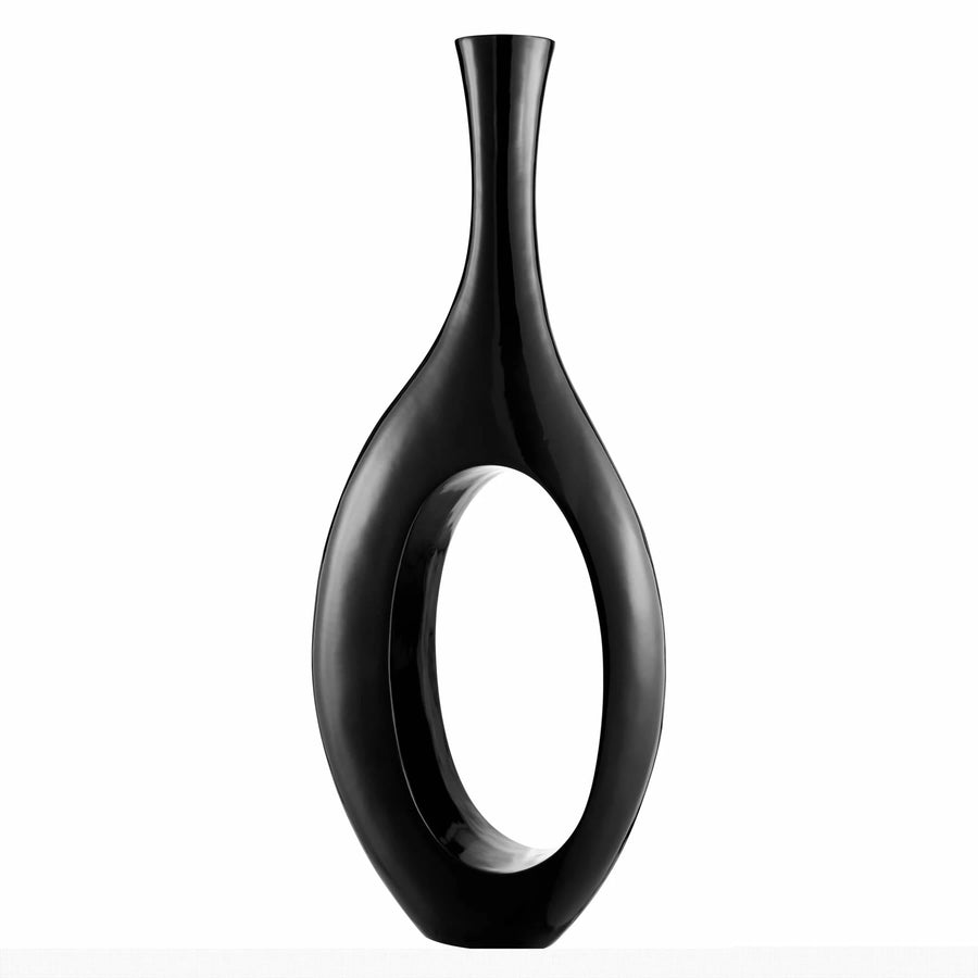 Trombone Vase // Large Black 