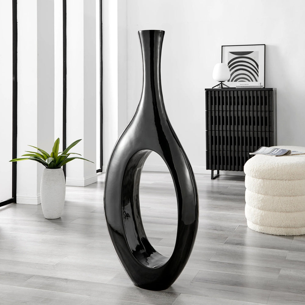 Trombone Vase // Large Black sale
