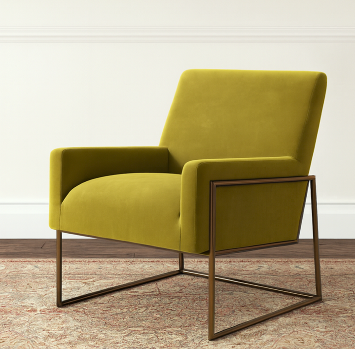 New York Accent Chair Olive Green