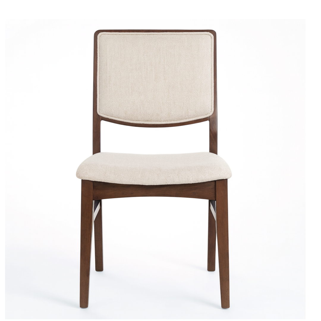 Skylar Beige Fabric Dining Chair (Set Of 2)