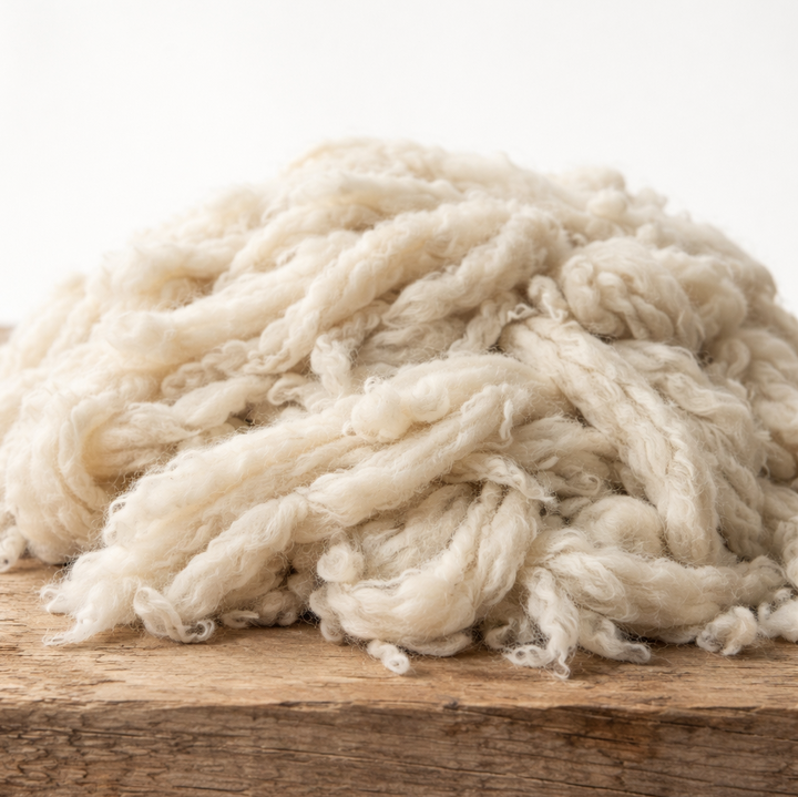 Wool fibers 