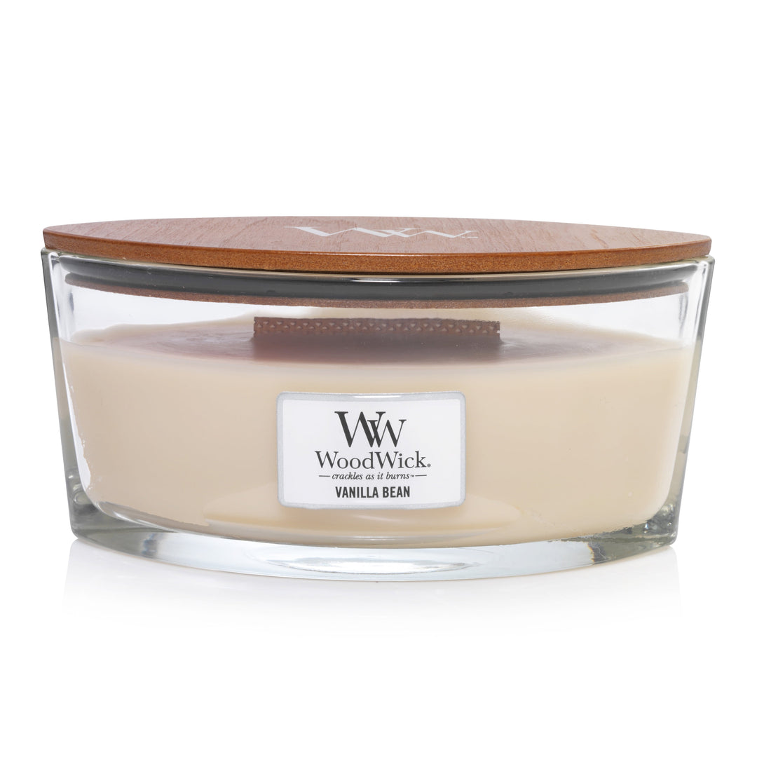 Woodwick Ellipse Candle, Vanilla Bean, 16 Oz