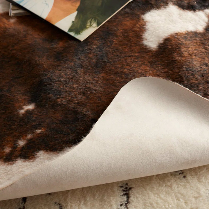 Epic Faux Cowhide Animal Print Rug