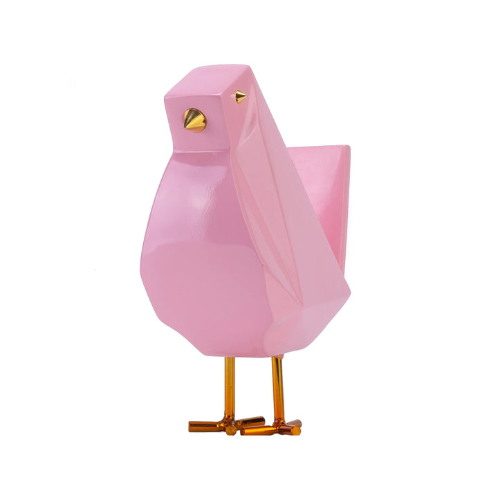 BIRD SCULPTURE // LIGHT PINK