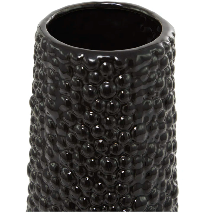 Ceramic Tall Decorative Vase with Bubble Texture