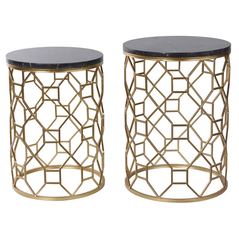 Poe Marble Top Nesting Tables