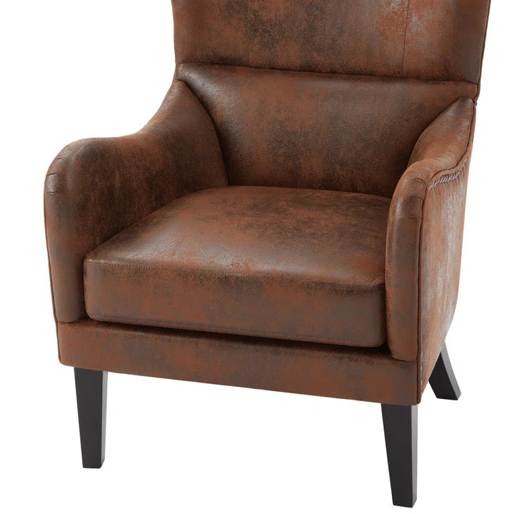 Adetola Upholstered Wingback Chair