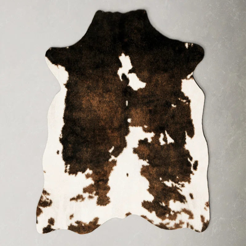 Epic Faux Cowhide Animal Print Rug