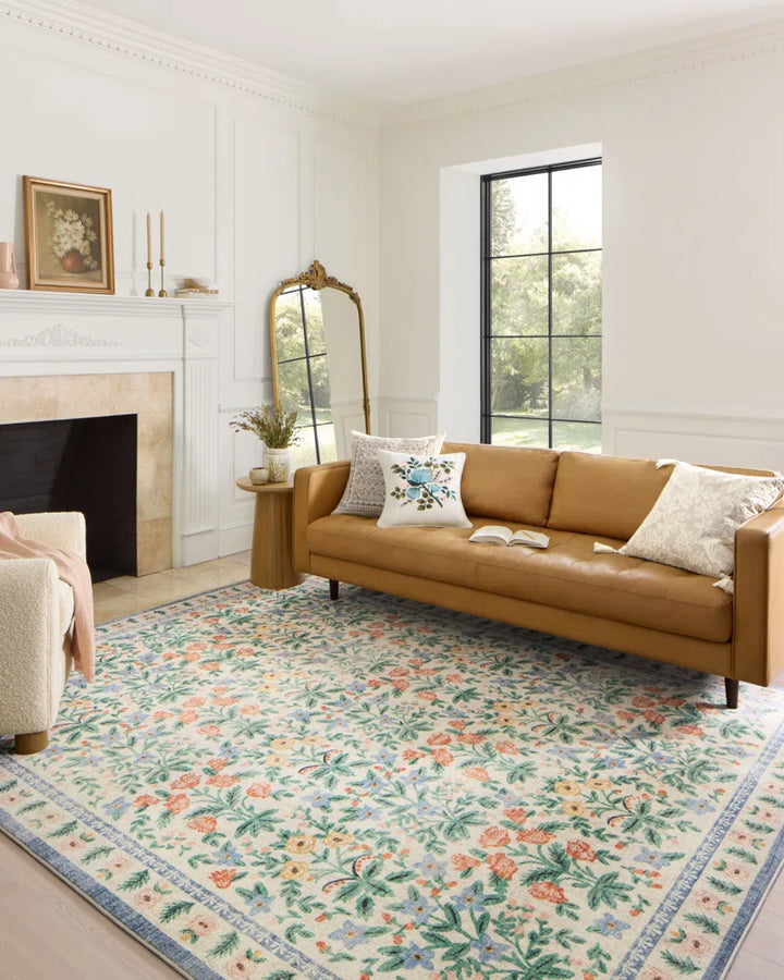 Eden Mughal Garden Cream Rug Feat Cloudpile