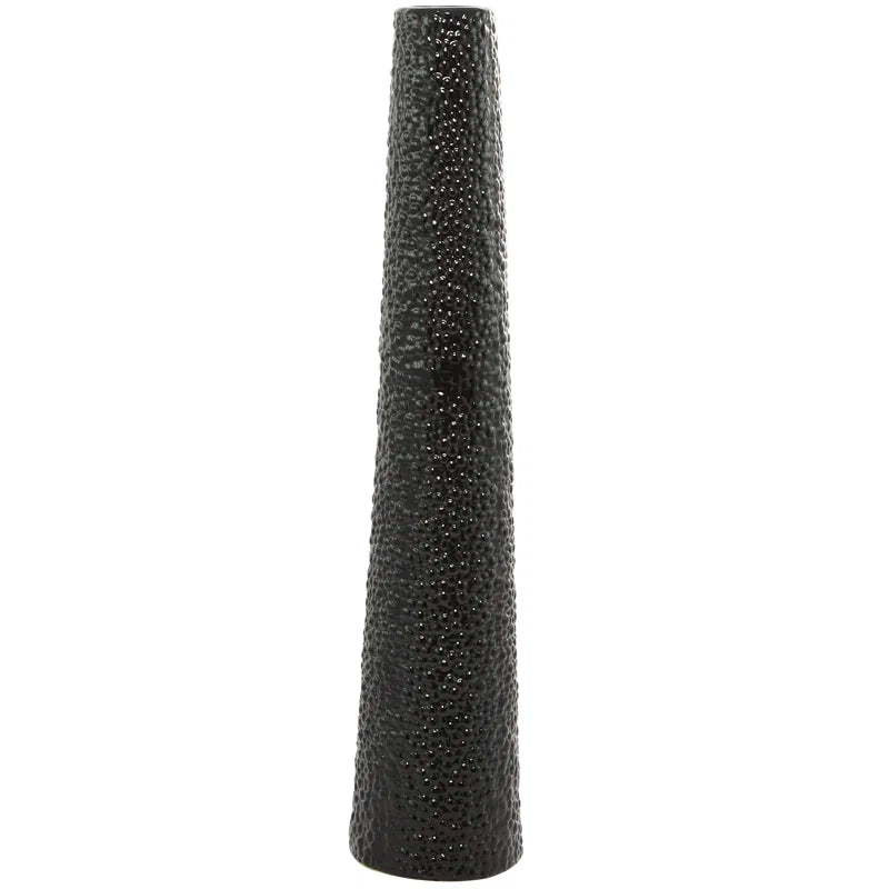 Ceramic Tall Decorative Vase with Bubble Texture