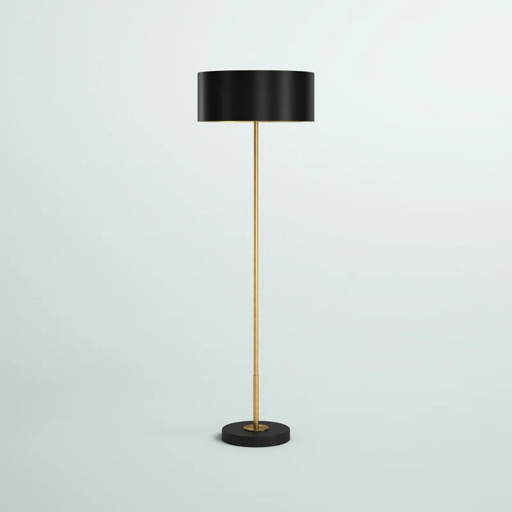 Ansi 62.75'' Brass/Blackened Bronze Traditional Floor Lamp