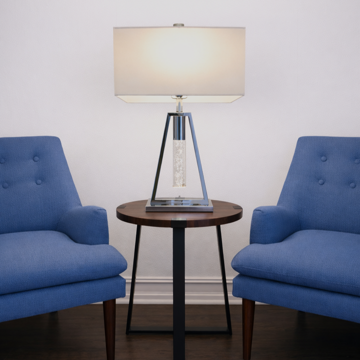 Table Lamp Night Light with Crystal Tube