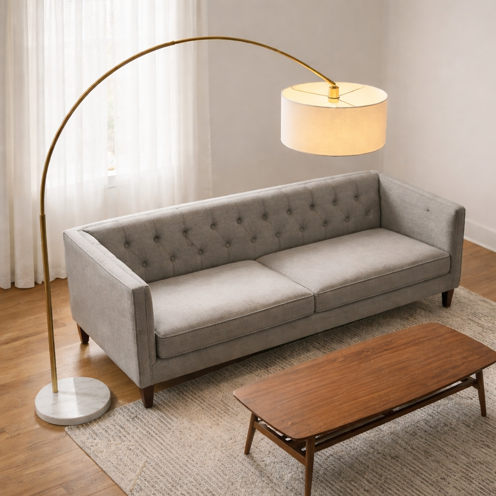 Ambient Arch Gold Brass Floor Lamp