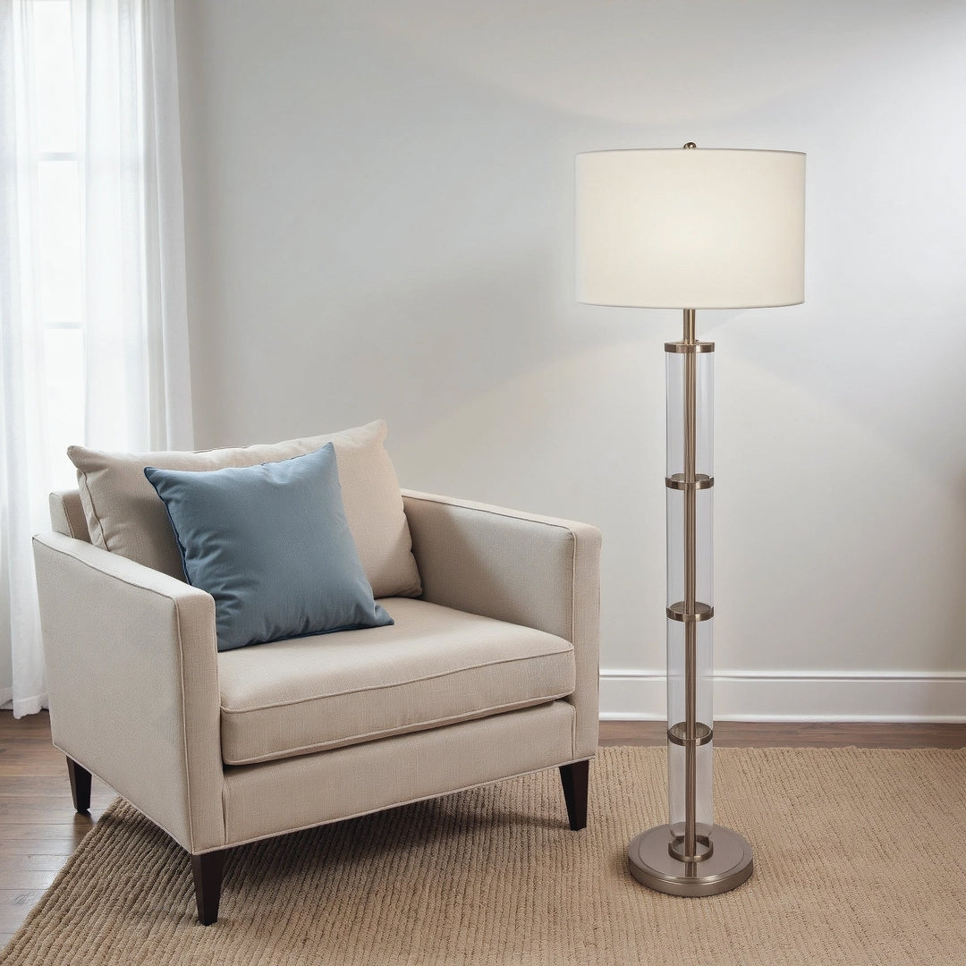 Nimbus Brushed Nickel Floor Lamp