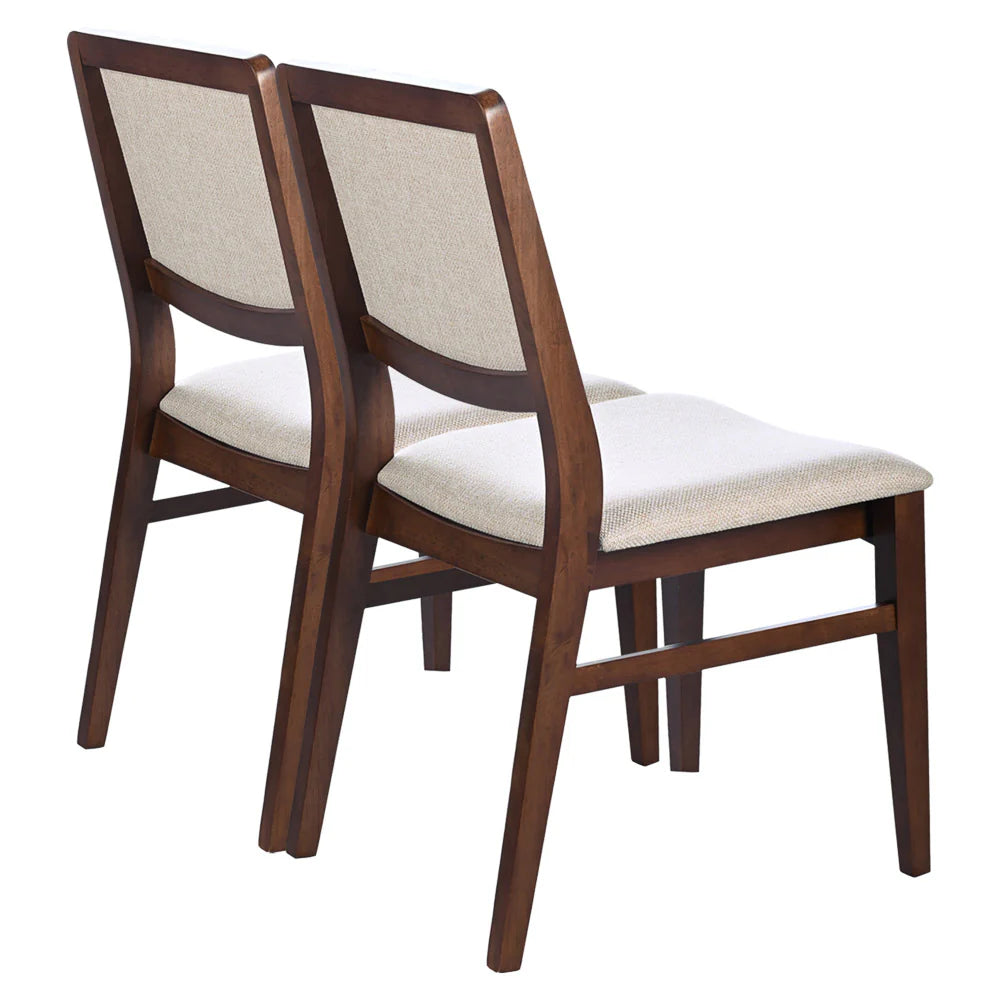 Skylar Beige Fabric Dining Chair (Set Of 2)