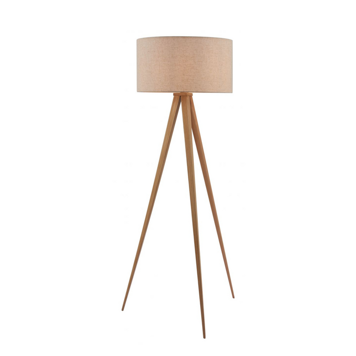 Imperial Floor Lamp Beige & Natural