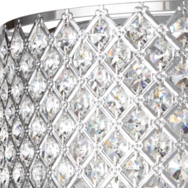 Grand 6 LED Light Table Lamp // Chrome
