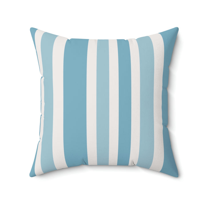 Soft Blue Striped Pillow - GLOBAL+ART+STYLE