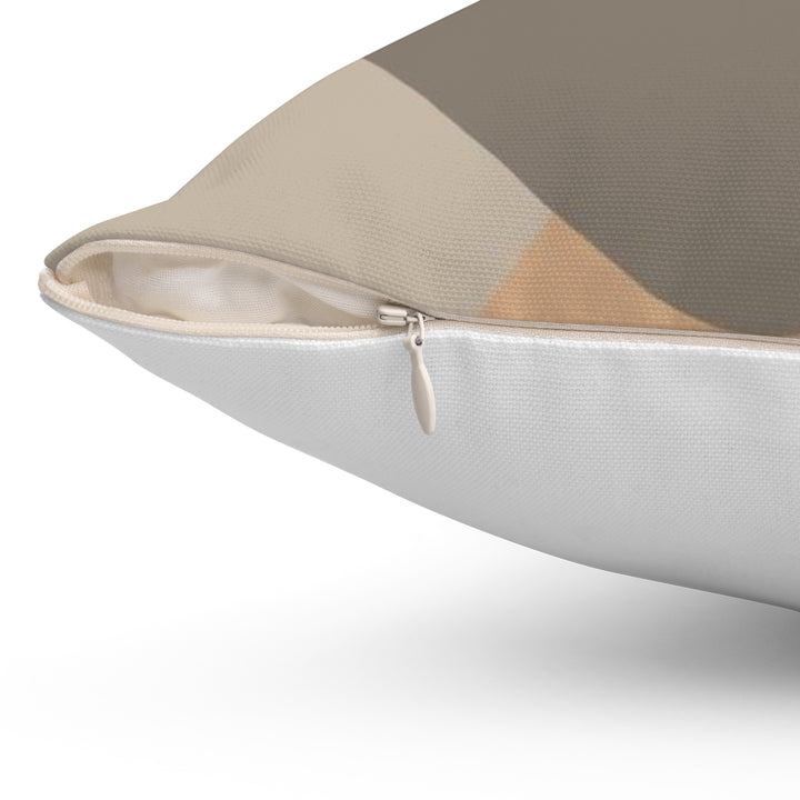 Khaki, Gray and White 'Nuevo' Pillow. - GLOBAL+ART+STYLE
