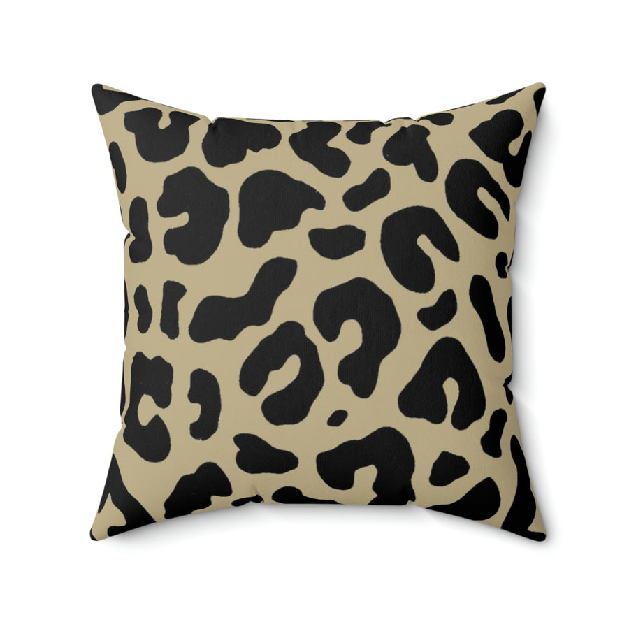 Sand Cheetah Print Pillow - GLOBAL+ART+STYLE