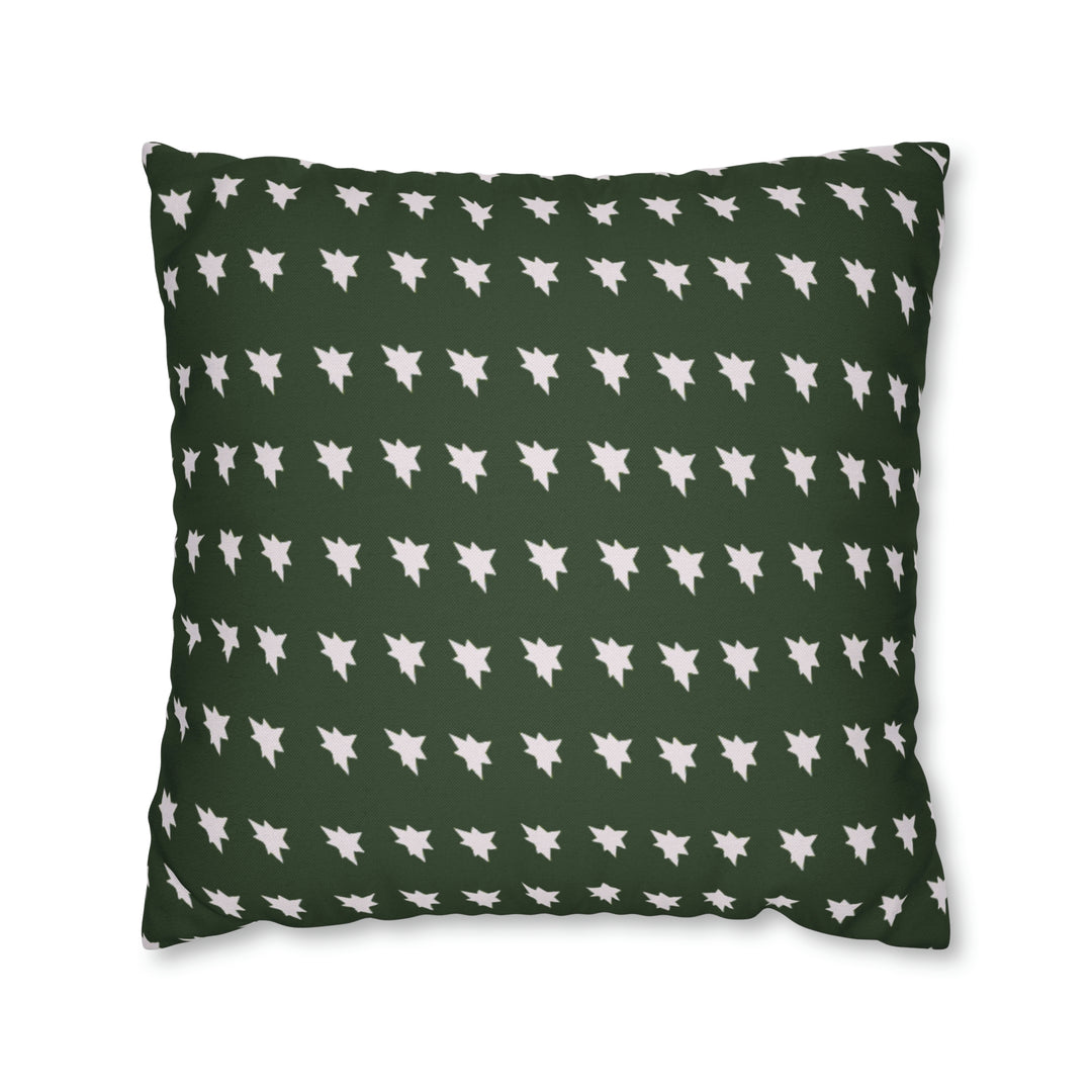 Hunter Green Grid Print Pillowcase