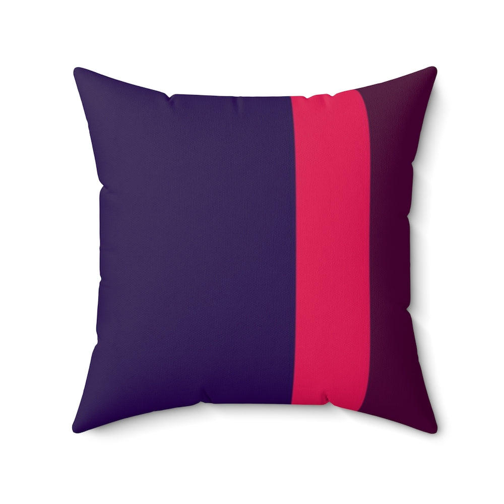 Violet and Pink Stripe Pillow - GLOBAL+ART+STYLE