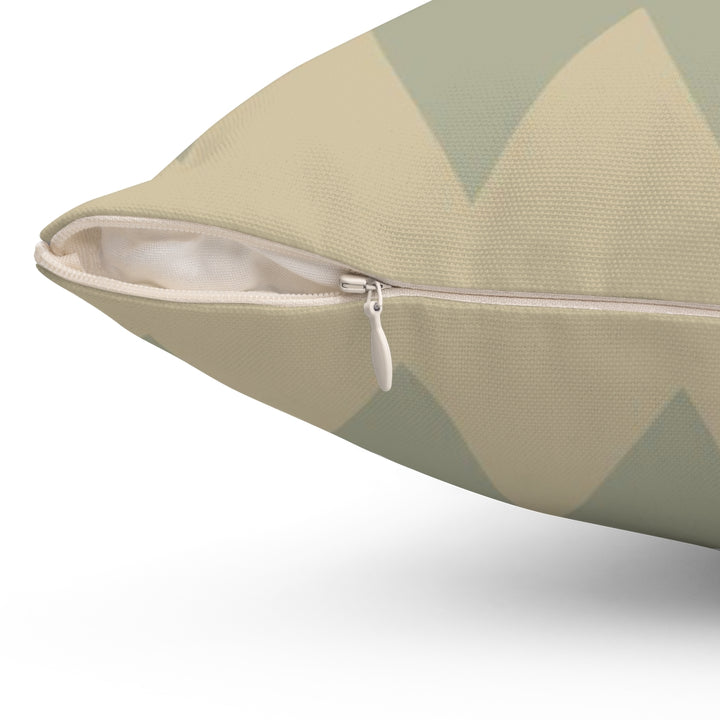 Khaki and Grey Argyle Pillow - GLOBAL+ART+STYLE