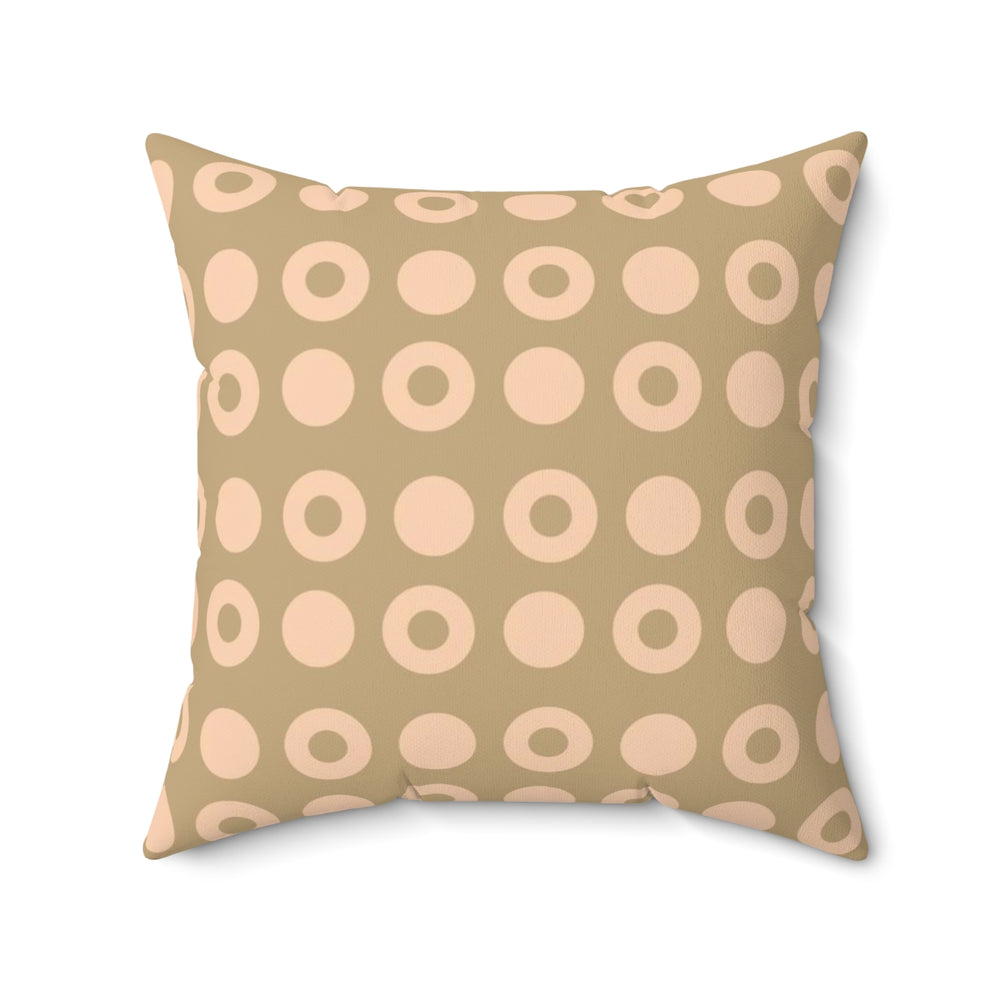 Sand and Beige Throw Pillow. - GLOBAL+ART+STYLE