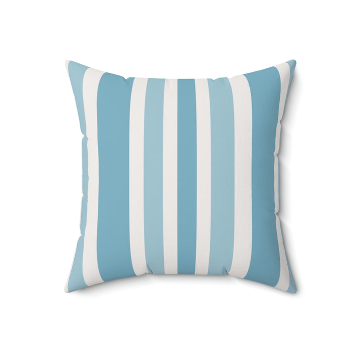 Soft Blue Striped Pillow - GLOBAL+ART+STYLE