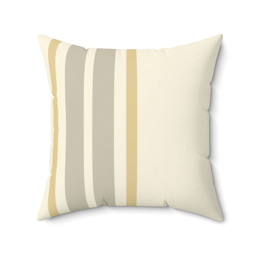 Gold and Greige Stripe on Shell. - GLOBAL+ART+STYLE